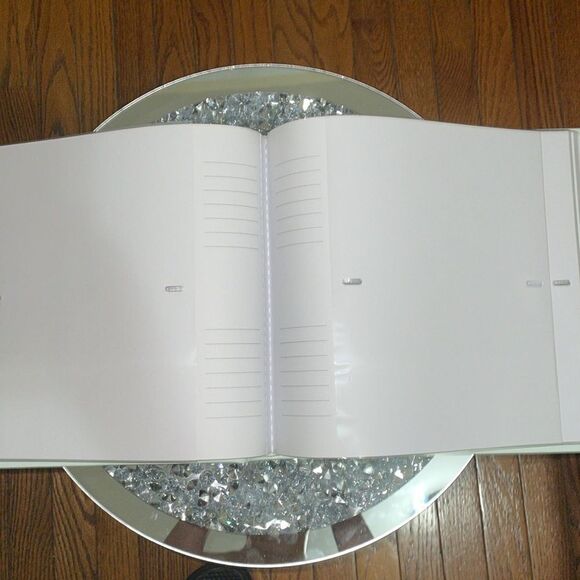 New Eccolo blue flowers floral family photo album memories for 4 x 6 photos - Picture 6 of 8